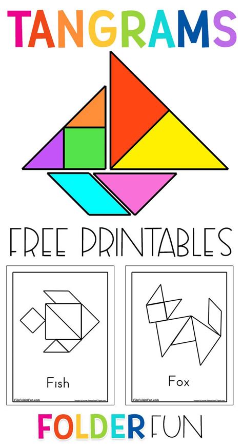 Free Tangram Printables For Kindergarten